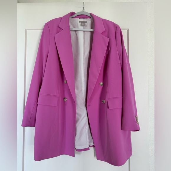 H&M Jackets & Blazers - Hot a pink blazer